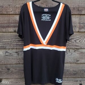 Harley Davidson Ladies deep V Tunic Large